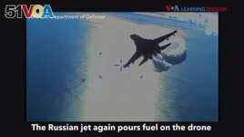 US Military Video of Drone Incident over Black Sea
