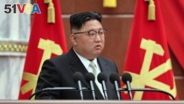 North<I>&#</I>160;Korean leader Kim Jong Un attends the 7th plenary meeting of the 8th Central Committee of the Workers' Party of Korea (WPK) in Pyongyang, North Korea, February 26, 2023 in this photo released by<I>&#</I>160;North<I>&#</I>160;Korea's<I>&#</I>160;Korean Central News Agency (KCNA).