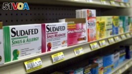 FILE - On Sept. 12, 2023 advisers to the Food and Drug Administration said that an ingredient, phenylephrine, is ineffective at relieving nasal congestion. Shown here is Sudafed containing another ingredient at Hospital Discount Pharmacy in 2005. 