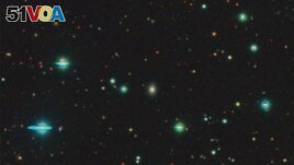 A deep-space image shows the galaxy where the supernova happened. (Image Credit: Legacy Surveys/D. Lang (Perimeter Institute/NASA/JPL-Caltech) 