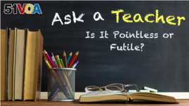Ask a Teacher: Is It Pointless or Futile? 