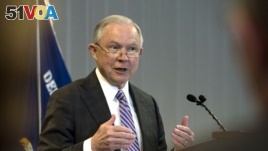 Attorney General Jeff Sessions speaks about 