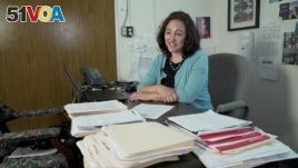 Mary Studzinski, executive director of the Pennsylvania Immigration Center, at her office in York, Pennsylvania.