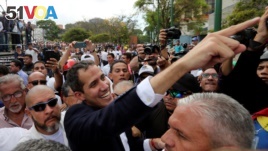 委内瑞拉反对派领导人胡安瓜伊多被许多国家公认为该国的合法临时领导人