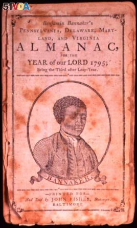 A portrait of Benjamin Banneker that appears on the cover of his Almanac, 1795. Courtesy of the Maryland Historical Society, Baltimore.