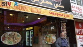 Isam Abdi opened the Mandy Restaurant and its success has allowed him and his family to build a new life in Istanbul after escaping the Syrian civil war. (Dorian Jones/VOA)