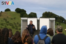 FILE: John Wick talks about carbon farming to a group of students at his Nicasio Native Grass Ranch in California..