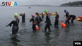 Swimmers Trading Pools for Open Water