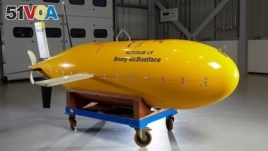 The unmanned submarine named Boaty McBoatface is about to embark on its first mission. (NERC)