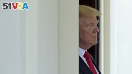 President Donald Trump awaits the arrival of Vietnamese Prime Minister Nguyen Xuan Phuc to the White House in Washington, Wednesday, May 31, 2017. (AP Photo/Susan Walsh)