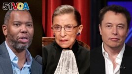 Ta-Nehisi Coates, the late Supreme Court Justice Ruth Bader Ginsburg, and businessman Elon Musk are included in the 19th edition of Bartlett's Familiar Quotations. (AP Photo)