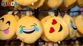 Emojis have become so important to electronic communication that they are now even sold as decorative objects and toys.