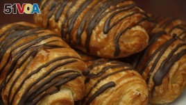 croissants with chocolate