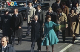 The Carters on Inauguration Day, 1979