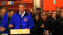 Snowstorm Is First Big Test for NYC's New Mayor