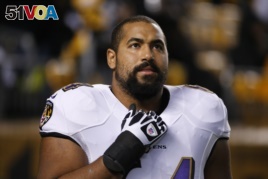 John Urschel played football for the Baltimore Ravens for three years. He announced his retirement on July 27.