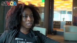 Bukola Akinfaderin argues for diversity in the tech world: 'When you're building a product – especially if it's a consumer-facing product, one that's international – you are going to need perspective from everyone.' (VOA) 