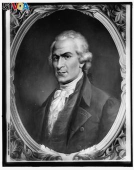 A glass negative of Alexander Hamilton from Constantino Brumidi (Courtesy of Library of Congress)