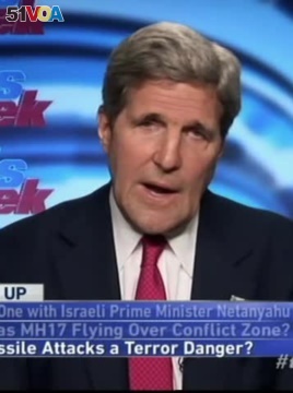 Kerry Blasts Hamas, Pro-Russia Rebels in Ukraine