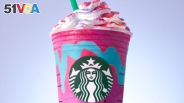 The Unicorn Frappucino will be available in the U.S., Canada and Mexico for five days.