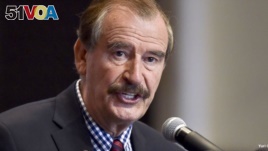 Former Mexican President Vicente Fox says Donald Trump should not expect his country to pay for a wall between the U.S. and Mexico.