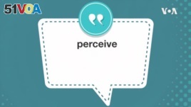 学个词--perceive