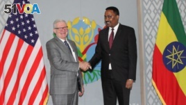 Under Secretary of Commerce Gilbert Kaplan met with Ethiopian Foreign Minister Dr. Workneh Gebeyehu in Addis Ababa 