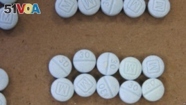 This undated photo shows fentanyl pills. (File)
