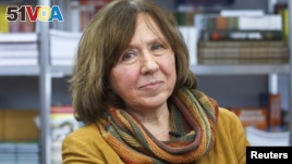 Belarussian writer Svetlana Alexievich 