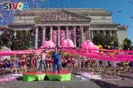 Here is the National Cherry Blossom Festival Parade in Washington, D.C. (File Photo)