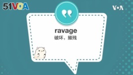学个词 - ravage