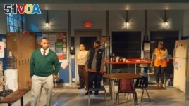 A scene from Skeleton Crew, which was honored with an Obie award.