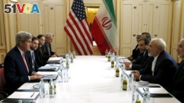 Officials of United States and Iran meet in connection with nuclear negotiations that eased sanctions on Iran.