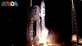 The GOES-R weather satellite at its launch