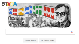 Screenshot of Google's Doodle of Indian American biochemist Har Gobind Khorana