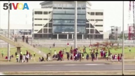 Nigerians Exercise on a Deserted Highway during Lockdown