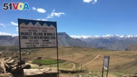 At 4,587 meters (15,050 feet), Komik village - located in Spiti Valley in India's northern state of Himachal Pradesh state - is one of the world's highest human settlements with a road, July 4, 2017..