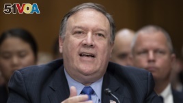 Secretary of State Mike Pompeo appears before the Senate Foreign Relations Committee regarding President Donald Trump's meeting with Russian leader Vladimir Putin. (July 2, 2018)