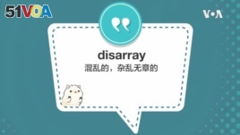 学个词 - disarray