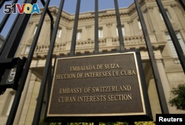 The Cuban Interests Section is seen in Washington, July 1, 2015 