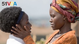 Madina Nalwanga (left) and Lupita Nyong'o in the new film 'Queen of Katwe.'