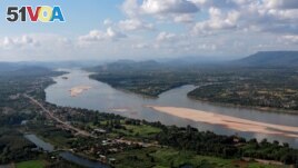 This file photo shows a view of the Mekong river bordering Thailand and Laos, seen from the Thai side in Nong Khai, Thailand, October 29, 2019. (REUTERS/Soe Zeya Tun/File Photo)