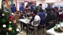 N. Korean Defectors Celebrate Christmas