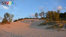 Indiana Dunes National Lakeshore is known for its beautiful beaches.