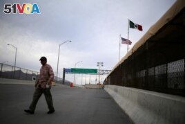 The Paso del Norte border crossing between the United States and Mexico