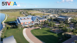 A view of Babcock Ranch, Fla.'s town center which includes a general store, fitness center, doctors' offices, and childcare center. (Photo courtesy of Babcock Ranch)