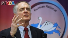 In a March 22, 2015 file photo, U.S. writer Jared Taylor, author of the book 