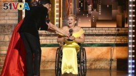 Ali Stroker receives best performance by an actress for her performance in 