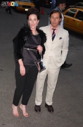 Kate Spade and her husband, Andy, attend The Fresh Air Fund's 