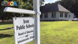 FILE - The board of education offices in Avon, Conn. is seen in this July 12, 2019 photo. 